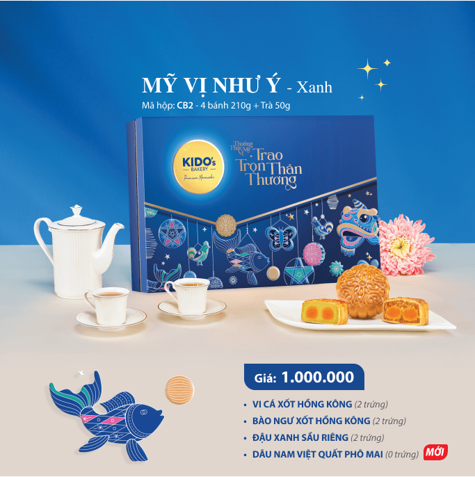 Bảng giá bánh trung thu Kido trang 2