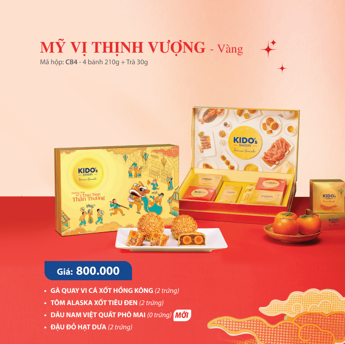 Bảng giá bánh trung thu Kido trang 4