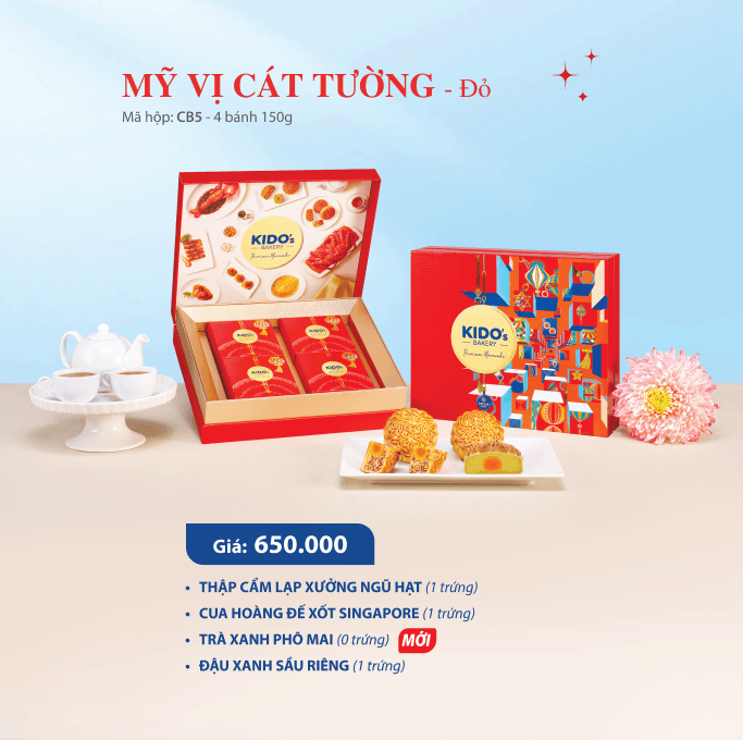 Bảng giá bánh trung thu Kido trang 5
