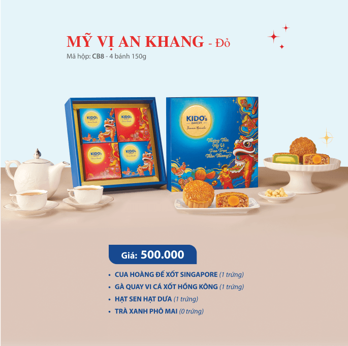 Bảng giá bánh trung thu Kido trang 8
