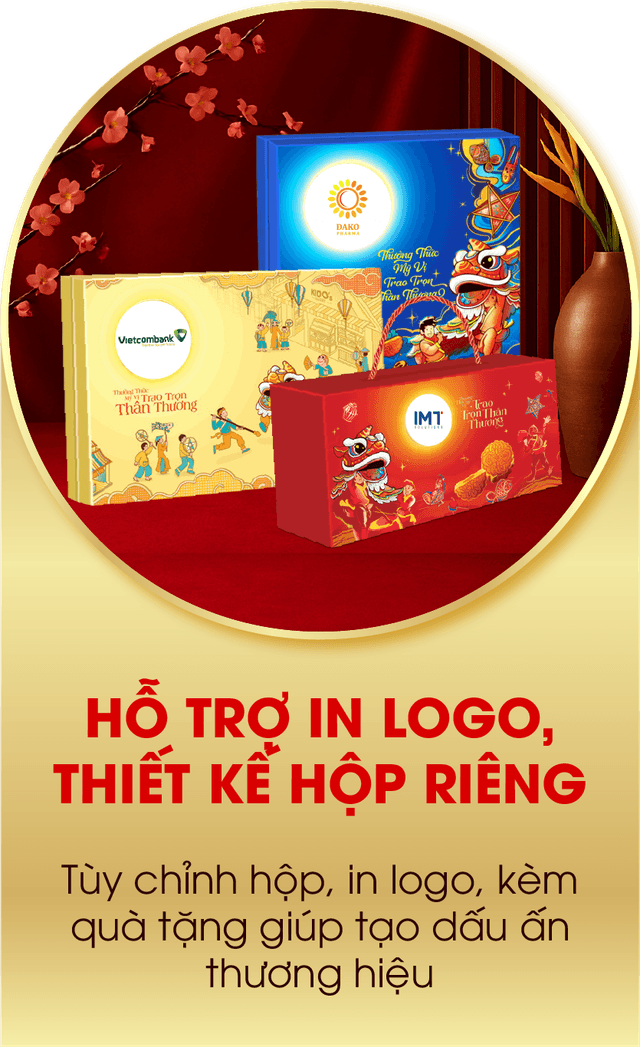 HỖ TRỢ IN LOGO, THIẾT KẾ HỘP RIÊNG